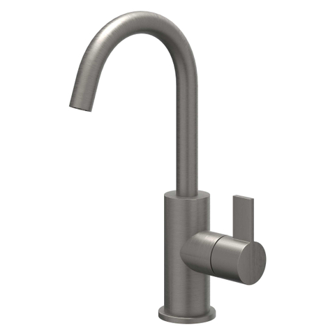 IVY Pact Mitigeur de lavabo - posé - bec orientable - coldstart - métal noir brossé PVD SW1030829