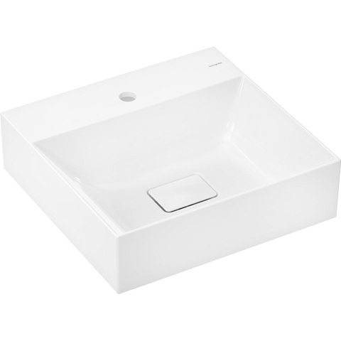 HansGrohe Xevolos E lave-mains 500/480 avec trou pour robinet sans trop-plein, SmartClean SW995485