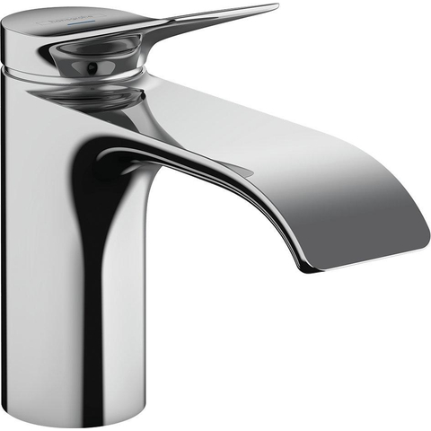 Hansgrohe VIVENIS Toiletkraan - 80 met rechte greep - voor koud water of vooraf ingestelde temperatuur - zonder afvoer - hoogglans chroom SW642485