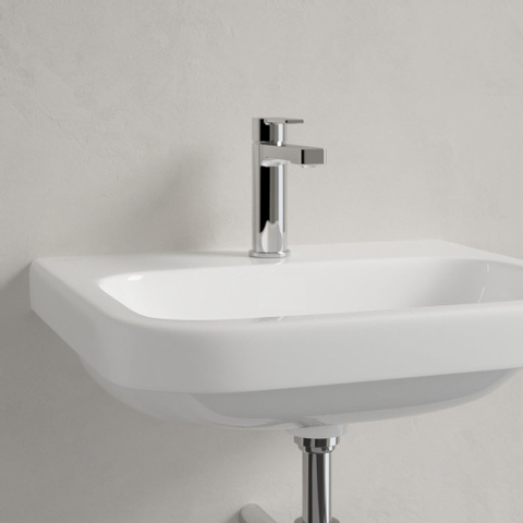 Villeroy & Boch Architectura wastafel - 55x47cm - met kraangat - zonder overloop - White Alpine (glans wit) 1025260