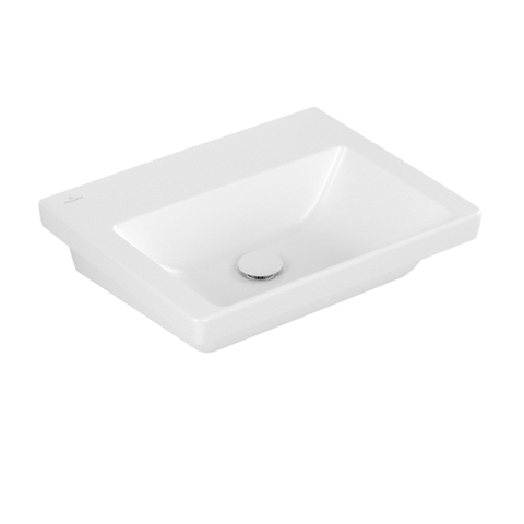 Villeroy & Boch Subway 3.0 Lavabo - 550 x 440 x 165 stone white mat (blanc) CeramicPlus - sans trop-plein SW702063