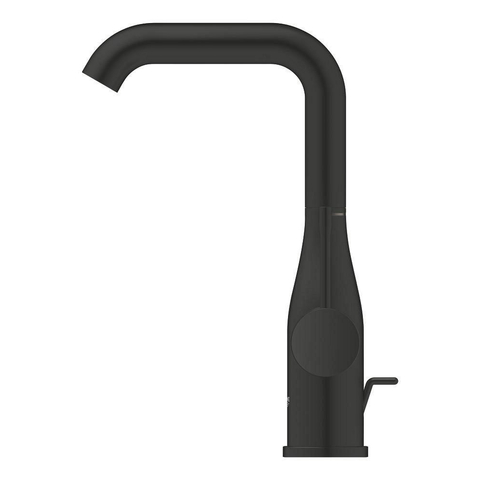 GROHE Essence New wastafelkraan - l-size - hoog - met waste - mat zwart SW1477508