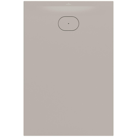 Villeroy & Boch Ecora douchebak - 120x80x3.5cm - afvoer korte zijde - almond (beige) SW1558895