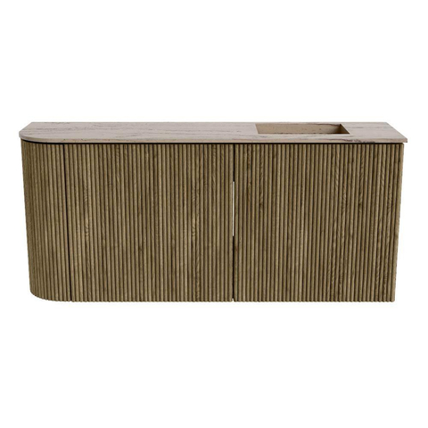 Mondiaz JOYA-DLUX 91.6cm toiletmeubel - ronding links kleur Dusk - Wastafel FAYE positie Rechts 1 kraangat kleur Arena. SW1425775
