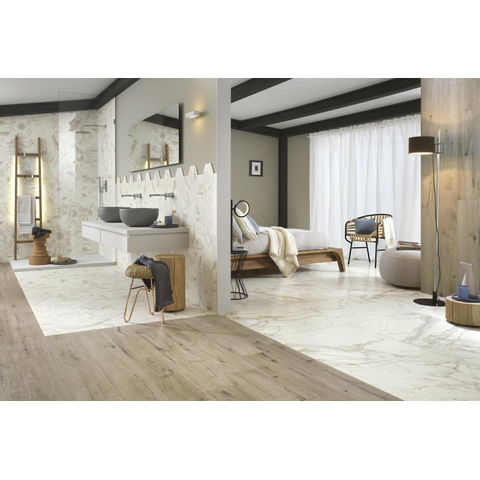 Ceralto Merano Luxe Wandtegel - 40x120cm - 6.0mm - Calacatta SW93736