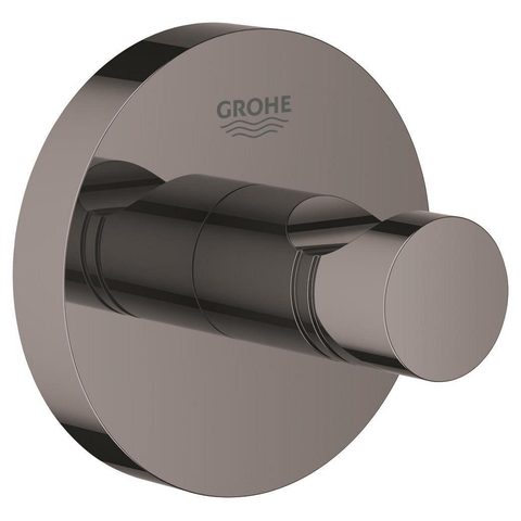Grohe Essentials Handdoekhaak - rond - hard graphite (antraciet) SW99000