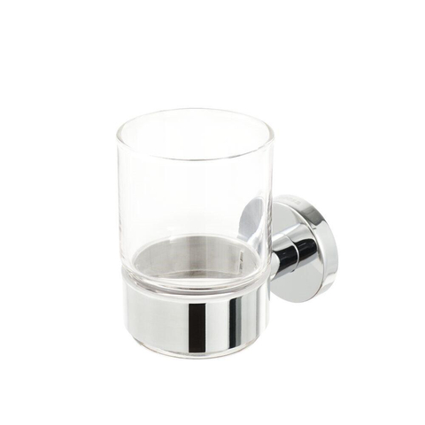 Geesa Nemox Glashouder glaschroom - met glas - chroom 0650353
