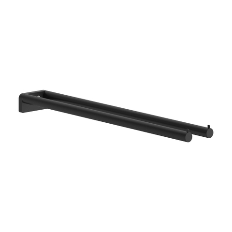 Hansgrohe AddStoris S 2-lids handdoekrek mat zwart SW1567151