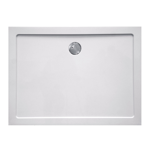 Haceka Belice Douchebak - 120x80x4cm - rechthoek - composiet - glans wit SW1245279