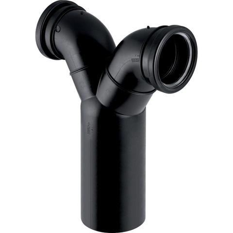 Geberit PE dubbele wandclosetbocht - 180 graden verticaal d 110/110 SW612930