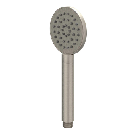 IVY Bond Ensemble de douche de tête - encastré - inverseur-arrêt 2 voies - bras de plafond 15 cm - tête de douche principale medium ronde 20 cm - support avec sortie - flexible de douche 150 cm - douchette satin spray - nickel brossé PVD SW1032935