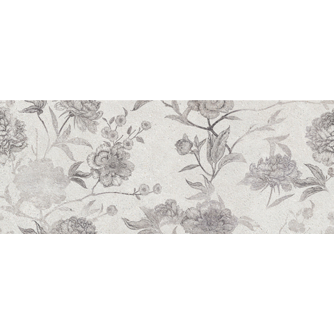 ÉCHANTILLON Terravito Melora carreau mural - 30x75cm - rectifié - Aspect béton - White decor mat (blanc) SW1130645