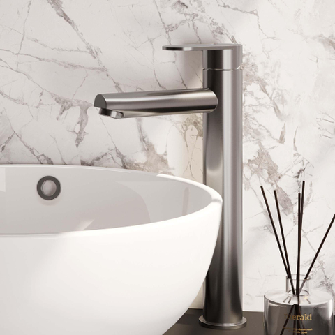 Brauer Brushed Edition Mitigeur rehaussé avec poignée type HD3 ColdStart Nickel brossé SW374367