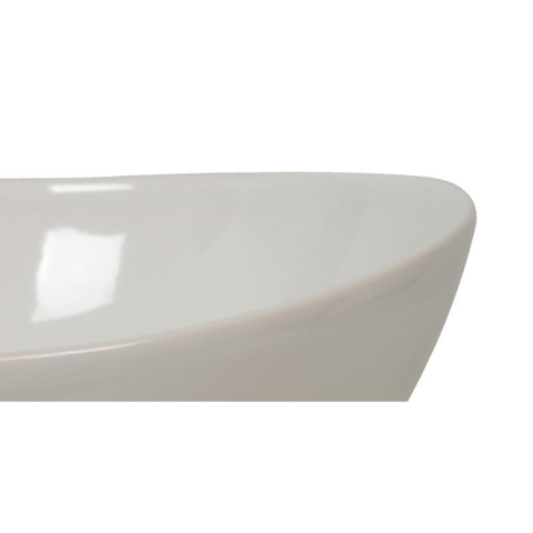 Plieger Scale vasque à poser en céramique ovale 40,6x32,2x18,2 blanc 4338162