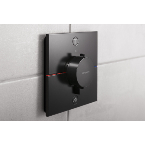 Hansgrohe ShowerSelect Comfort E Thermostaat - inbouw - 2 functies - mat zwart SW918081