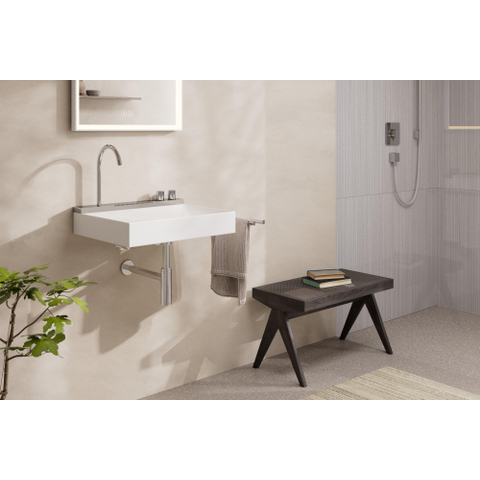 Hansgrohe Flowstar S Premium designbekersifon 5/4 met muurbuis - met rozet - hoogglans chroom 0452098