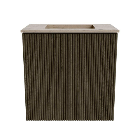Mondiaz JOYA-DLUX 40cm toiletmeubel - kleur Shadow - Wastafel FAYE positie Midden Zonder kraangat kleur Arena. SW1424800
