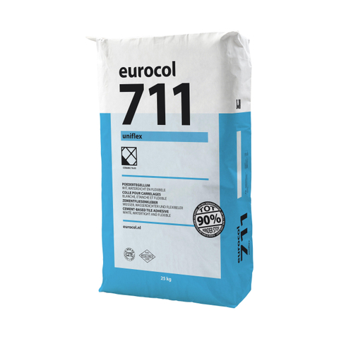 Eurocol 711 Uniflex Colle pour carrelage en poudre - Blanc GA92659
