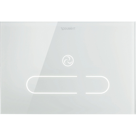 Duravit Durasystem Elektronische bedieningsplaat - voor wc's A2 - 230x10x157 mm - glas/wit (wit) SW471544