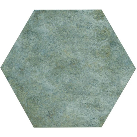 Ceralto Neroli Stone carrelage sol et mur - 30x35cm - 9mm - hexagonal - effet pierre - emerald mat (vert) SW795702