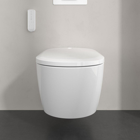 Villeroy & Boch Viclean douche wc - 61.2cm directflush CeramicPlus - spoelrandloos - White Alpine (glans wit) SW1387159