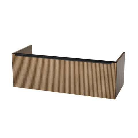 Nemo Legro onderkast - 120x45.6x40cm - greep zwart - oak nature (eiken) SW926240