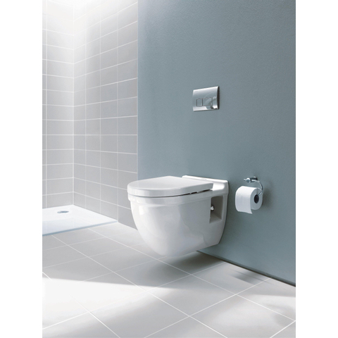 Duravit Starck 3 WC-zitting - 37x43.6x3.8cm - Kunststof - glans wit OUTLETSTORE STORE43982