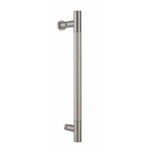 Crosswater Optix 10 Geribbelde Handgreep - 12.5cm - geborsteld RVS SW876254
