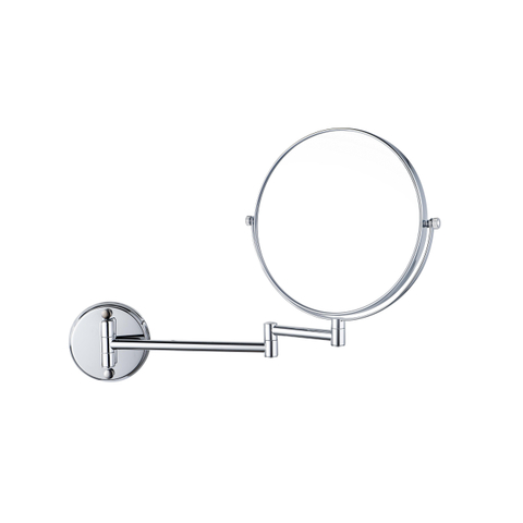 Fortifura Calvi make-up spiegel - 20cm - 1x en 3x vergrotend - rond - hoogglans chroom SW1126036
