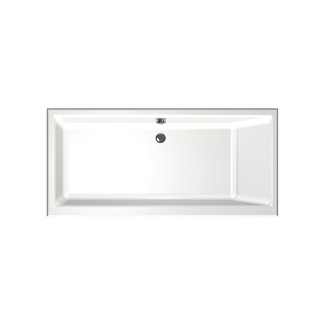 Xenz Kristal Baignoire - 160x75x48 - bonde Centrale - acrylique - blanc SW378395