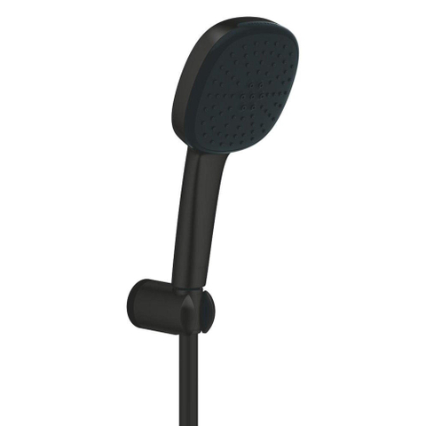 Grohe Start Badmengkraan - omstel - HOH 15cm - met handdoucheset - matte black (mat zwart) SW1177073