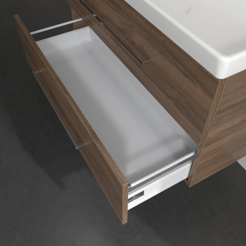 Villeroy & Boch Avento Wastafelonderkast - 2 uittrekladen - 976x514x484mm - Arizona Oak (hout) SW919829
