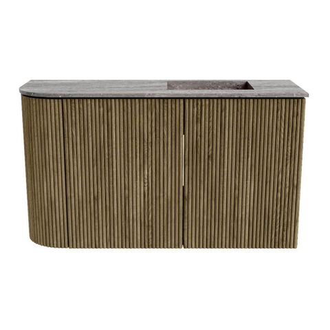 Mondiaz JOYA-DLUX 71.6cm toiletmeubel - ronding links kleur Dusk - Wastafel FAYE positie Rechts 1 kraangat kleur Oza. SW1426008