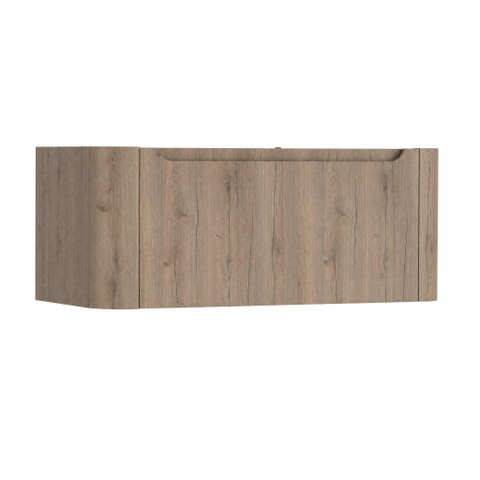 H&R badmeubelen Juice Meuble sous vasque - 100x45x40cm - coins arrondis - 1 tiroir - poignée intégrée - charleston SW867482