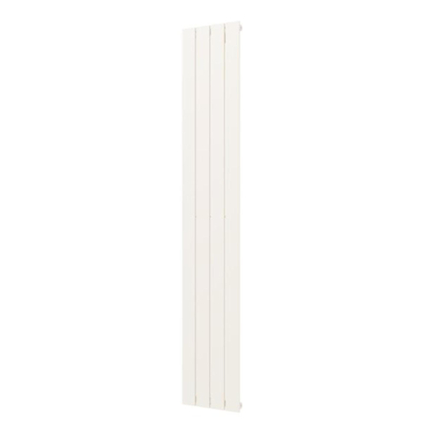 Plieger Cavallino Retto designradiator verticaal enkel middenaansluiting 1800x298mm 614W mat wit OUTLETSTORE STORE41915