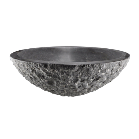 Wiesbaden Raw Waskom rond hamerslag - 42x14cm hardsteen gezoet SW373887