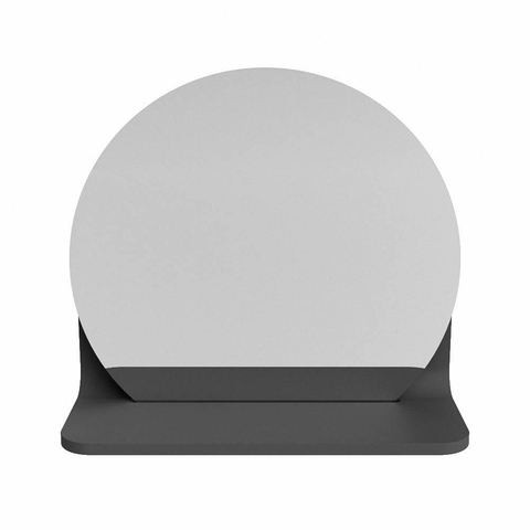 Mondiaz SPOT miroir – Ø 30 cm – avec tablette – Dark grey (gris) SW1235512