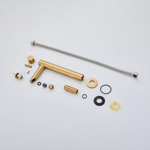 FugaFlow Eccelente Sobrado Robinet lave-mains - surélevé - à poser - laiton brossé SW1590123