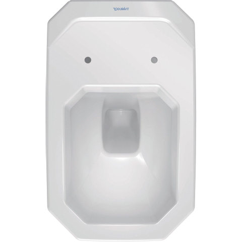 Duravit Serie 1930 Wandcloset - 58.5cm - met spoelrand - diepspoel - wit 0293350