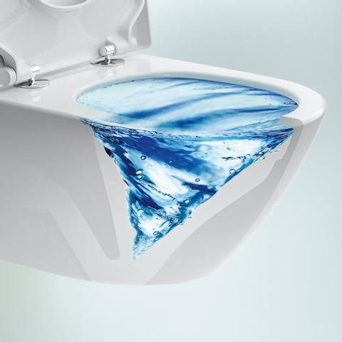 Villeroy & Boch Subway 3.0 Wandcloset Pack - zonder spoelrand - diepspoel inbouwreservoir twistflush bedieningspaneel chroom zitting - White Alpine (glans wit) SW956289