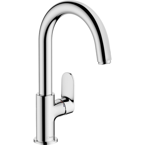 Hansgrohe Vernis Blend Eengreeps wastafelmengkraan - 210 met draaibare uitloop - met PopUp - trekwaste - hoogglans chroom SW642531