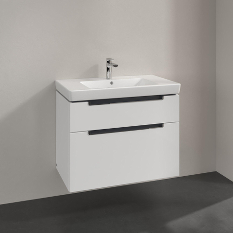 Villeroy & Boch Subway 2.0 wastafelonderkast - 78.7x59x44.9cm - glans wit SW118768