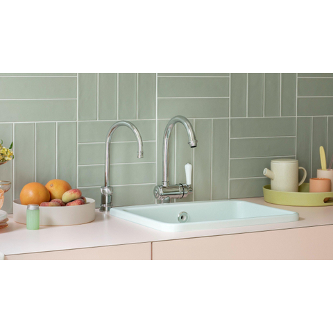 Quooker Classic Nordic Round kokendwaterkraan - draaibare uitloop - Combi reservoir - Warm / kokend water - Chroom SW299655