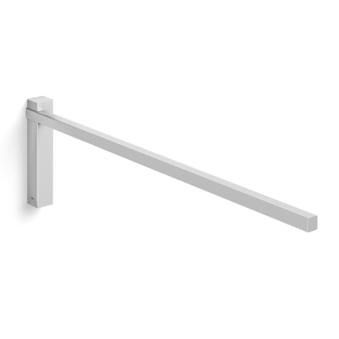 Zack Carvo Handdoekhouder - 44cm - enkel - niet draaibaar - geborsteld RVS SW538623