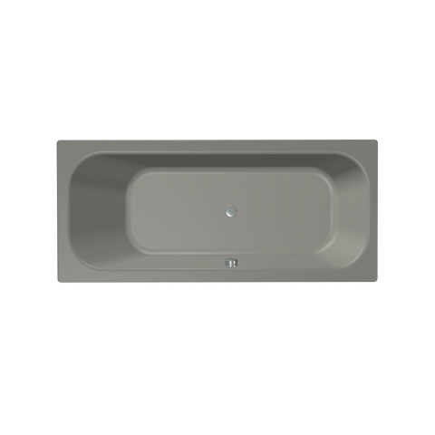 Xenz Aruba Ligbad - 180x80x48 - afvoer Midden - acryl - cement SHOW25674
