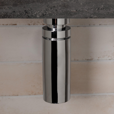 Haceka Tulip Set lave-mains 40x15x8cm avec robinet, siphon et vidage limestone anthracite HA1192524