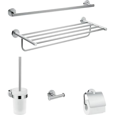 Hansgrohe Logis Universal accessoireset - 5 in 1 - hoogglans chroom SW241775