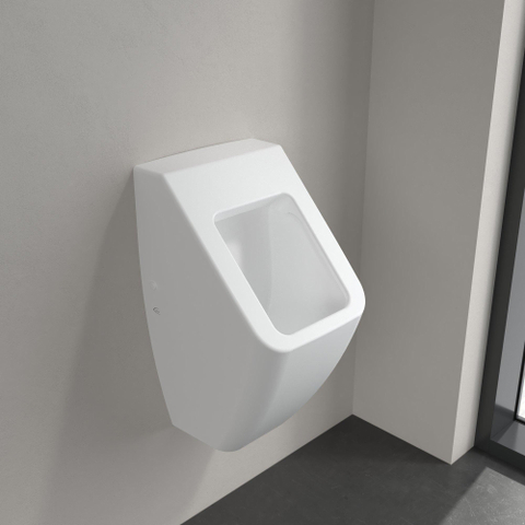 Villeroy & Boch venticello afzuigurinoir DirectFlush - met verdekte toevoer - 28.5x54.5x31.5cm CeramicPlus - voor deksel - Stone White (mat wit) SW209655