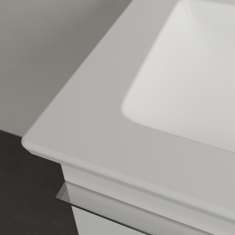 Villeroy & Boch Venticello Meuble-vasque - 1000 x 500 x 170 stone white mat (blanc) CeramicPlus - avec trop-plein SW209632