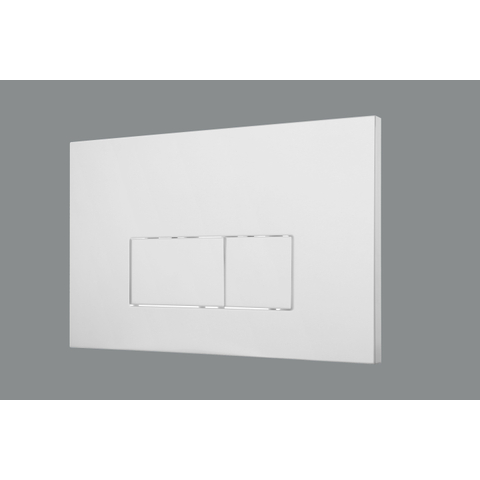 Geberit Duofix Element - UP320 - QeramiQ push bedieningsplaat - wand - 112cm - rechthoekige knoppen - kunststof - glans wit SW976106